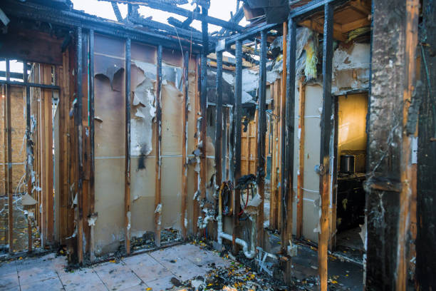 Professional Fire Damage Restoration technician working in Nokesville, VA